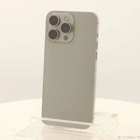 ソフマップ 〔中古品〕 iPhone15 Pro Max 512GB ナチュラルチタニウム MU6W3J／A SIMフリー【348】