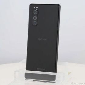 ソフマップ 〔中古品〕 Xperia 5 64GB ブラック SO-01M docomoロック解除SIMフリー【305】