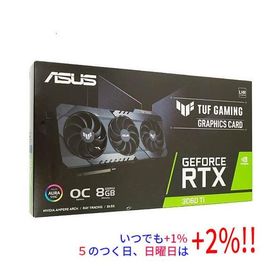 【中古】ASUS グラボ TUF-RTX3060TI-O8GD6X-GAMING PCIExp 8GB 元箱あり