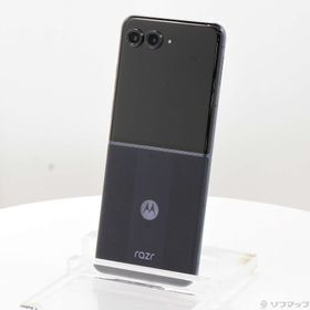 (中古)Motorola motorola razr 50 ultra 512GB ミッドナイトブルー PB410000JP SIMフリー(377-ud)