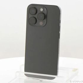 ソフマップ 〔中古品〕 iPhone15 Pro 128GB ブラックチタニウム MTU73J／A SIMフリー【305】