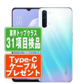 【中古】 A002OP OPPO Reno3A ホワイト SIMフリー 本体 ワイモバイル スマホ 【あす楽】 【保証あり】 【送料無料】 reno3ayw7mtm