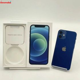 【中古】iPhone12 mini 128GB ブルー MGDP3J/A AU版SIMフリー 訳あり品