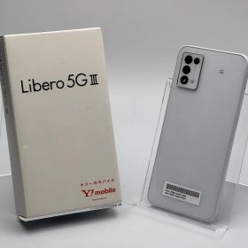 【箱付き中古B】Libero 5G III A202ZT ホワイト SIMフリー 白ロム