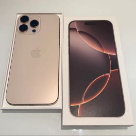 極美品 iPhone 16 Pro Max 256GB デザートチタニウム