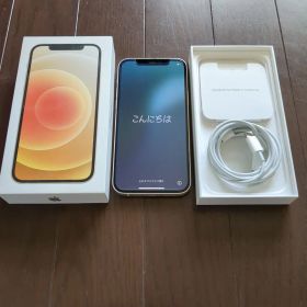 iPhone 12 ホワイト 64GB 本体 箱ケーブルあり