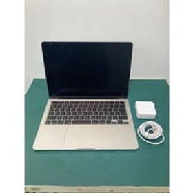 中古 Apple MacBook Air (13インチ/M3/2024) (M3/16GB/SSD256GB/WLAN/13.6WQHD/) 4760001309 状態： C:並品