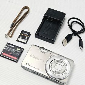 【現状品】CASIO EXILIM EX-ZS25 動作品 フラッシュOK SDカード付
