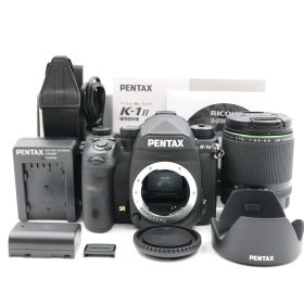 ■シャッター数1238枚！新品同様■ PENTAX K-1 Mark II 28-105WR レンズキット ブラック フルサイズデジタル一眼レフカメラ 16007 ペンタックス