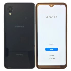 【中古】 SAMSUNG Galaxy A22 5G SC-56B 78GB Black ブラック docomo SIMロック解除済 白ロム 本体