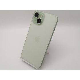 【中古】Apple docomo 【SIMフリー】 iPhone 15 128GB グリーン MTMM3J/A【三宮センター】保証期間１ヶ月【ランクB】