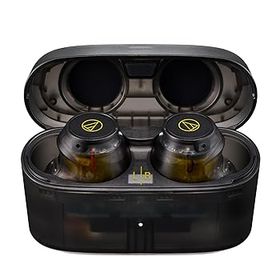 【中古】audio-technica オーディオテクニカ ワイヤレスイヤホン ノイズキャンセリング ATH-CKS30TW+(TBK) スケルトン