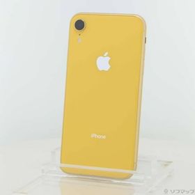 〔中古〕Apple(アップル) iPhoneXR 64GB イエロー MT082J／A SIMフリー〔247-ud〕