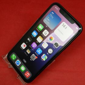 Apple MT002J/A iPhoneXR 64GB auSIMロック解除済 ブラック バッテリー劣化