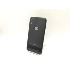 【中古】Apple au 【SIMロック解除済み】 iPhone XR 64GB ブラック MT002J/A【DS秋葉】保証期間１ヶ月【ランクB】