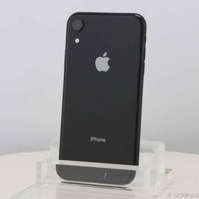 〔中古〕Apple(アップル) iPhoneXR 64GB ブラック MT002J／A SoftBank〔377-ud〕