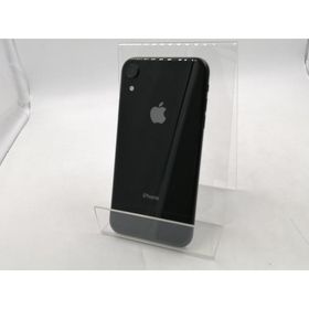 【中古】Apple 国内版 【SIMフリー】 iPhone XR 64GB ブラック MT002J/A【千葉】保証期間１ヶ月【ランクC】