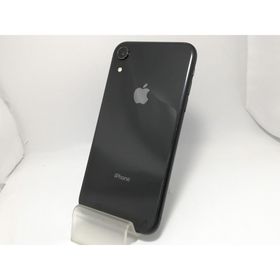 【中古】Apple au 【SIMロック解除済み】 iPhone XR 64GB ブラック MT002J/A【戸塚】保証期間１ヶ月【ランクC】