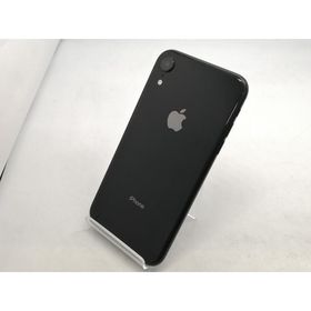 【中古】Apple docomo 【SIMロックあり】 iPhone XR 64GB ブラック MT002J/A【広島本通】保証期間１ヶ月【ランクB】
