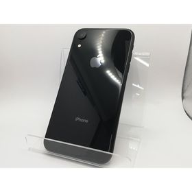 【中古】Apple docomo 【SIMロックあり】 iPhone XR 64GB ブラック MT002J/A【川崎駅前】保証期間１ヶ月【ランクB】