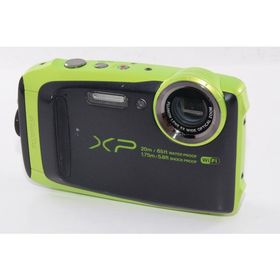【中古】【外観並級】FUJIFILM デジタルカメラ XP120 ライム 防水 FX-XP120LM
