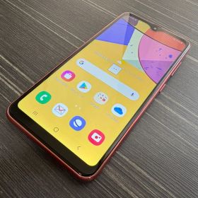 Galaxy A21 レッド SC-42A SIMフリー 中古
