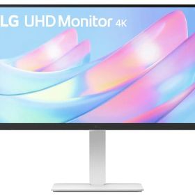 【新品・2営業日で発送】LG LG電子 27US550-W 27.0型 4K IPS フレームレス 液晶 3840×1080～2160 DisplayPort1.4 HDMI×2 ホワイト系