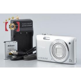 【中古】Nikon ニコン COOLPIX S3500 クリスタルシルバー コンパクトデジタルカメラ