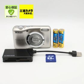 【極上品】 Nikon COOLPIX A10 シルバー 光学5倍ズーム 1614万画素 乾電池タイプ デジタルカメラ #081VV0573