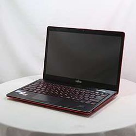 格安安心パソコン LIFEBOOK SH90／X FMVS90XRD2 サテンレッド 〔Windows 10〕 ［Core-i5-6200U (2.3GHz)／4GB／SSD256GB／13.3インチ