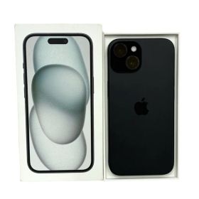 SIMフリー Apple iPhone 15 128GB NTMH3J/A Softbank ○判定 ブラック スマートフォン スマホ バッテリー最大容量100％ 【中古】 52605K45