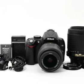 【ほぼ新品】ニコン D5000 Wズームキット 15ショットのみ#2887654