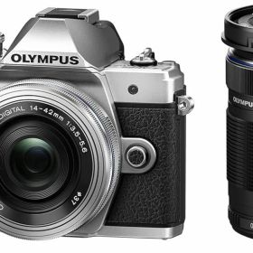 【中古】 OLYMPUS ミラーレス一眼カメラ OM-D E-M10 MarkIII EZダブルズームキット シルバー 当店保証30日間 人気 ミラーレス 一眼レフ 交換レンズ カメラ