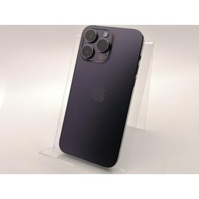 【中古】Apple 国内版 【SIMフリー】 iPhone 14 Pro Max 256GB ディープパープル MQ9E3J/A【神保町】保証期間１ヶ月【ランクB】