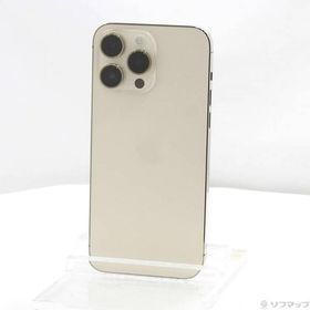 〔中古〕Apple(アップル) iPhone14 Pro Max 128GB ゴールド MQ983J／A SIMフリー〔251-ud〕
