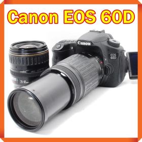 ✨ Canon EOS 60D 一眼レフ スマホ転送 望遠レンズセット キヤノン
