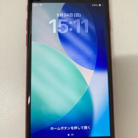 iPhone SE3 64GB レッド バッテリー100% K2143