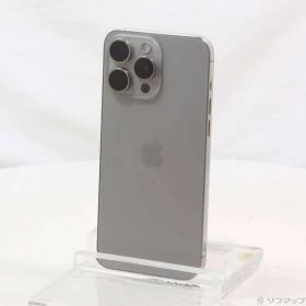 ソフマップ 〔中古品〕 iPhone15 Pro Max 256GB ナチュラルチタニウム MU6R3J／A SIMフリー【295】