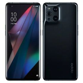 【中古】(未使用品)〈SIMフリー〉OPPO Find X3 Pro 256GB ブラック OPG03【安心保証90日/赤ロム永久保証】FindX3Pro 本体 Android アンドロイド スマホ