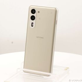 (中古)FCNT arrows We2 Plus M06 256GB シャンパンシルバー ASMC06004 SIMフリー(269-ud)