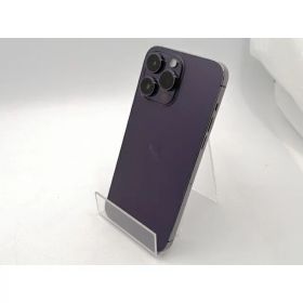 【中古】【赤ロム保証あり】Apple au 【SIMフリー】 iPhone 14 Pro Max 512GB ディープパープル MQ9J3J/A【ECセンター】保証期間1ヶ月【ランクB】