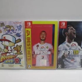 SWITCHソフト 3点セット パワプロクンポケットR FIFA18 20