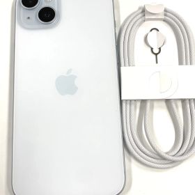 おまけ付き！ほぼ無傷 バッテリー91％SIMフリー iPhone15 Plus 128GB ブルー