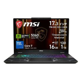 MSI エムエスアイ ゲーミングノートPC Cyborg 17 B2RW オデッセイグレイ&amp;スケルトン Cyborg-17-B2RWFKG-6665JP(2673931)