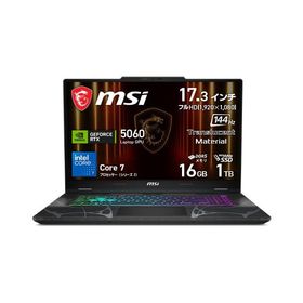 ゲーミングノート Cyborg-17-B2RWFKG-6665JP [17.3型 /Core 7 240H /RTX5060 /RAM:16GB /SSD:1TB /Windows 11 Home /オデッセイグレイ&amp;スケルトン]