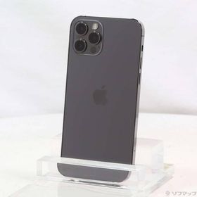 〔中古〕Apple(アップル) iPhone12 Pro 128GB グラファイト MGM53J／A SoftBank〔262-ud〕