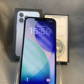 超美品 国内版 SIMフリー iPhone13 pro 128GB シエラブルー色