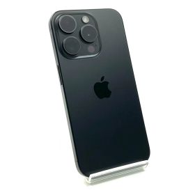 【全額返金保証】【最速発送】 iPhone 15 Pro 128GB ブラック SIMフリー 白ロム 動作確認済 77%