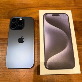 Apple iPhone 15 Pro 256G ブルーチタニウム 本体