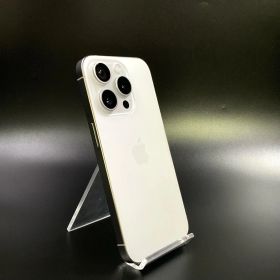 【最速発送】 iPhone 15 Pro 128GB White Titanium SIMフリー SIMフリー 白ロム【難有】 89%